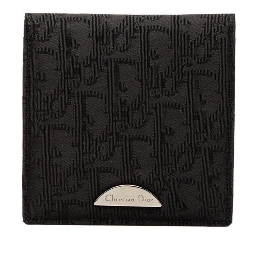 Dior Oblique Jacquard Bifold Wallet Black